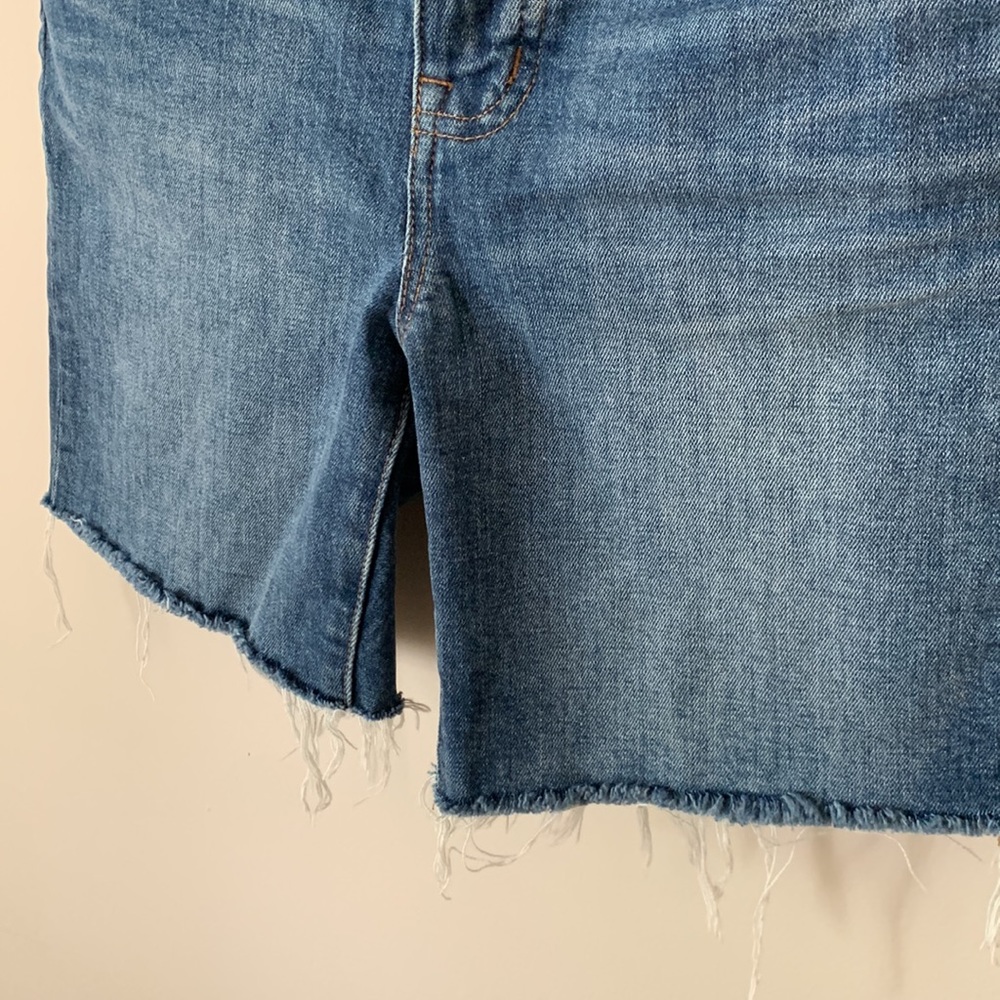 Madewell High Rise Mid Length Denim Shorts in Erwin Wash size 25 - Picture 6 of 11